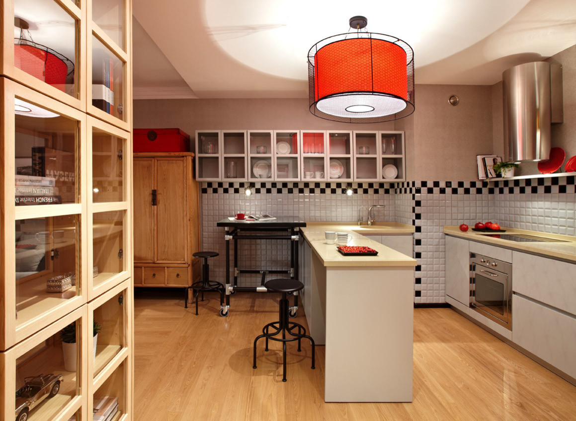 Квартира с яркими акцентам