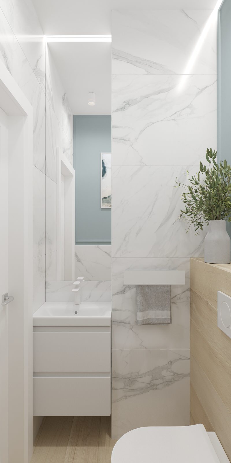 Санузел в ЖК Аристократ