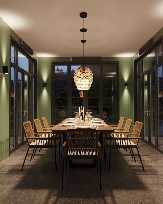 Беседка в современном стиле