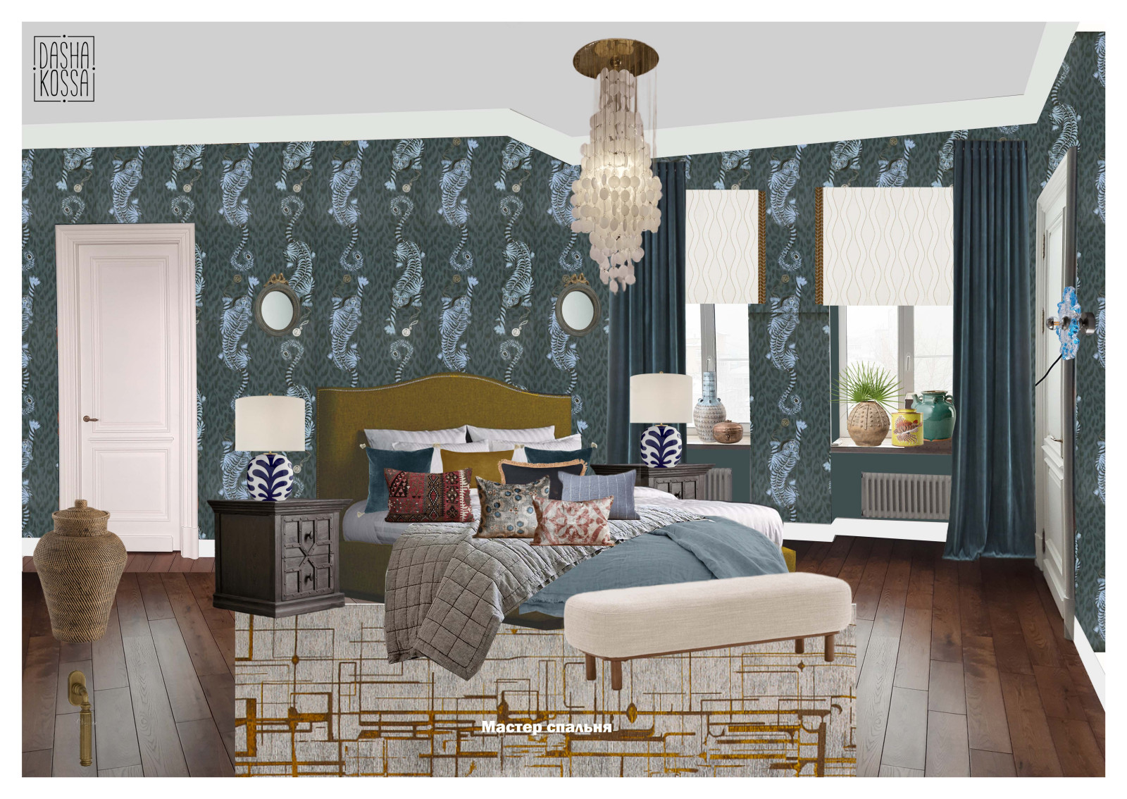 Декораторский проект квартиры в старом фонде недалеко от Третьяковской галереи