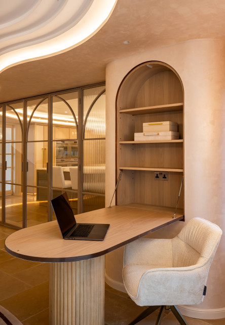 Burkes crescent contemporary-vardagsrum