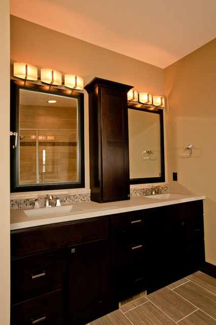 Master Bath modern-badrum