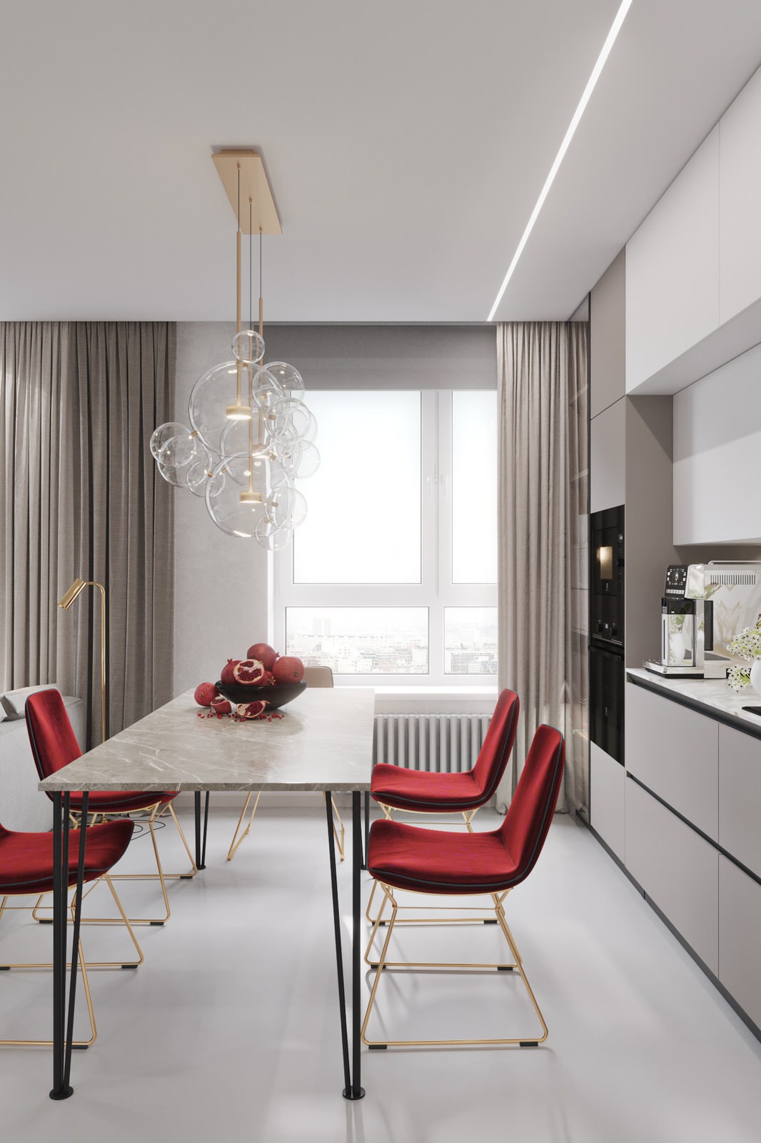 Уютная и современная квартира для семьи из 4х человек