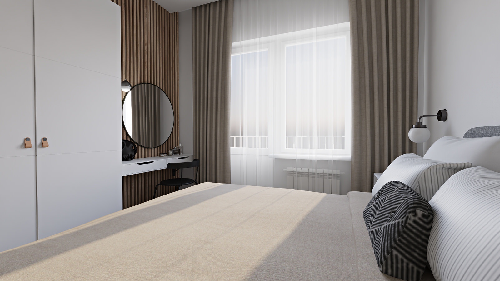 Евродвушка 34,5 кв.м для пары, которая работает на удаленке