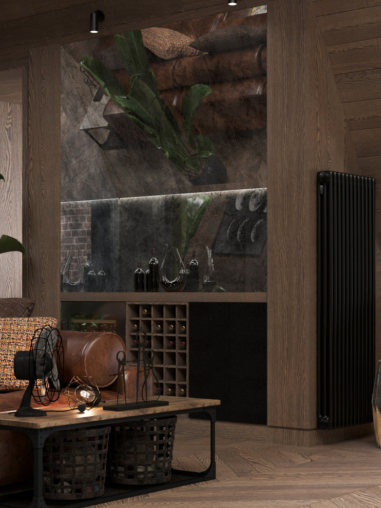 Мансарда частного жилого дома.