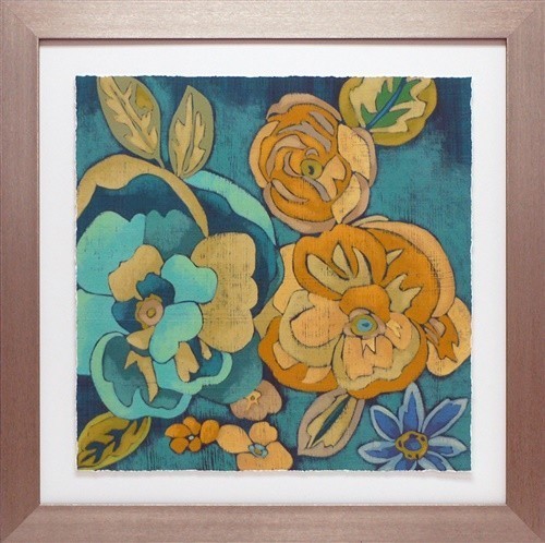 'Trousseau Chintz III Framed Floral Art Print, 28x28' width=500