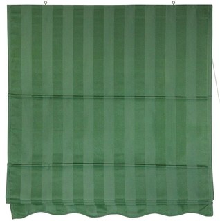 Striped Roman Shades, Green - Contemporary - Roman Shades - by Oriental ...