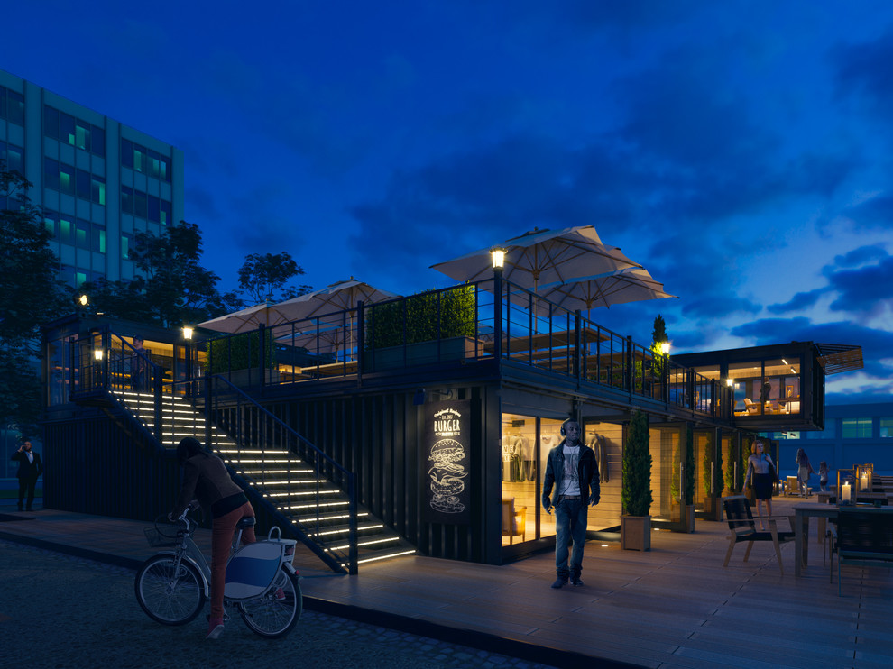 Комплекс из морских контейнеров