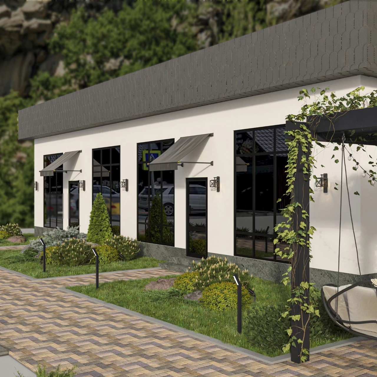 Кафе в туристической зоне