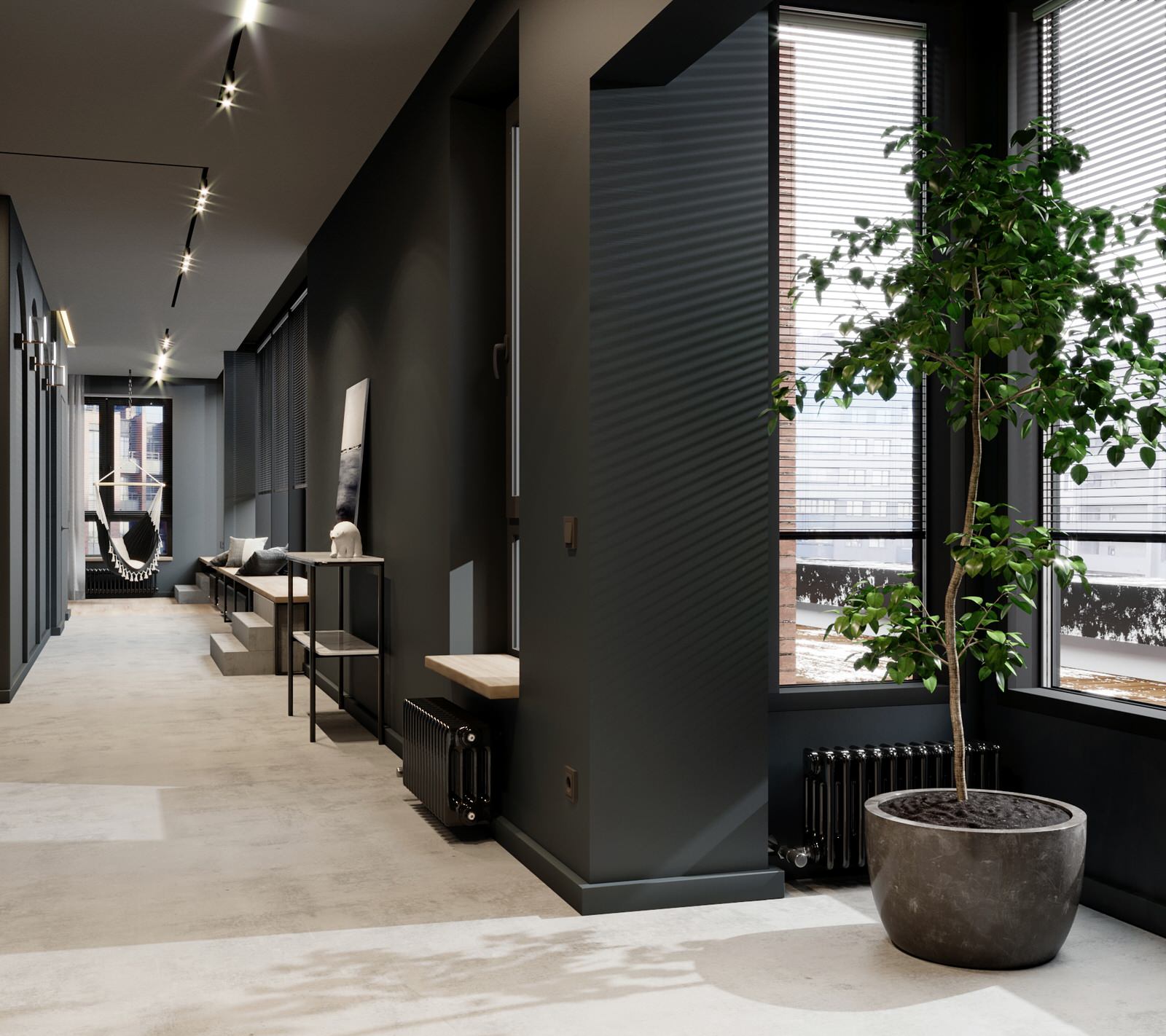 Дизайн квартиры с террасой в Санкт-Петербурге