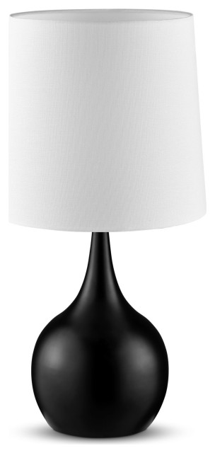 23.5"H Niyor Black Table Touch Lamp