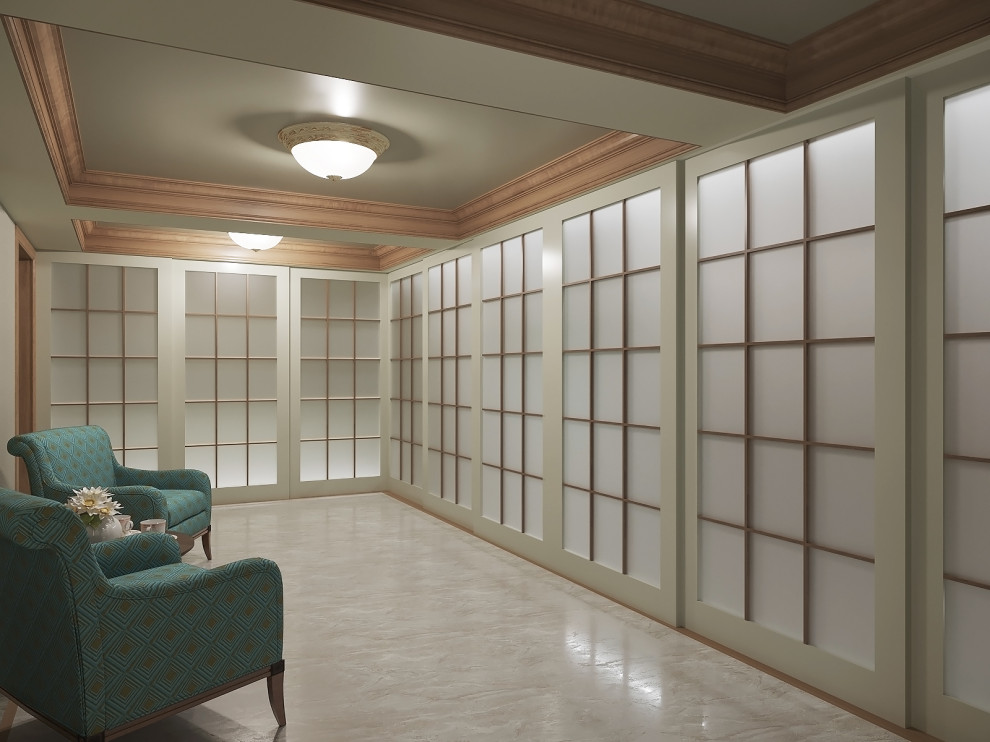 Бильярдная и рабочая комната в цокольном этаже