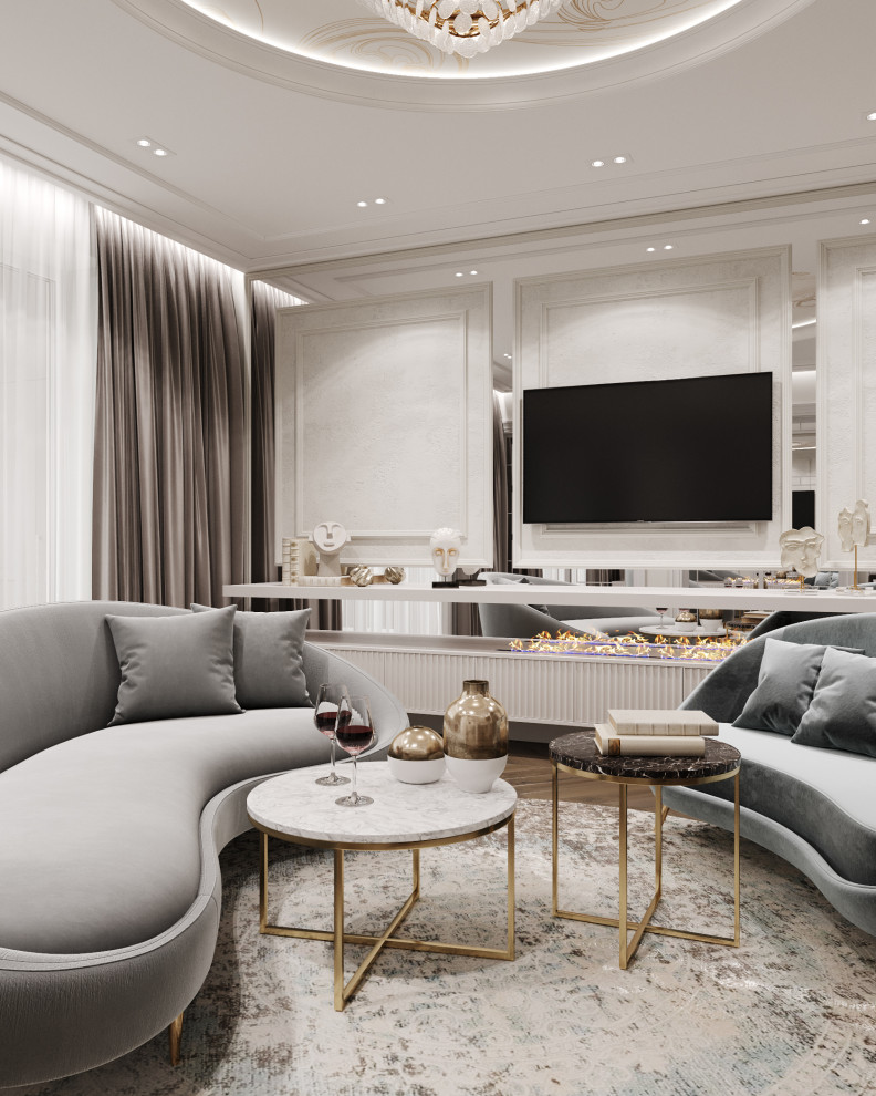 ЖК на Кировоградской улице, семейная пара и взрослый сын, квартира 120 кв.м.