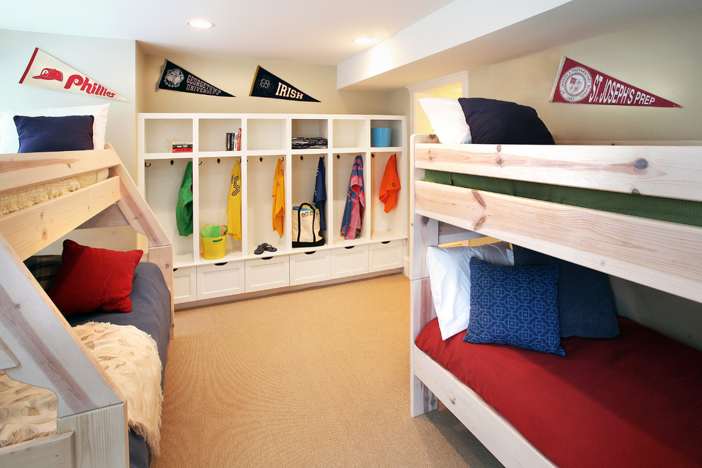 Photo of a traditional kids' room for boys in Philadelphia.