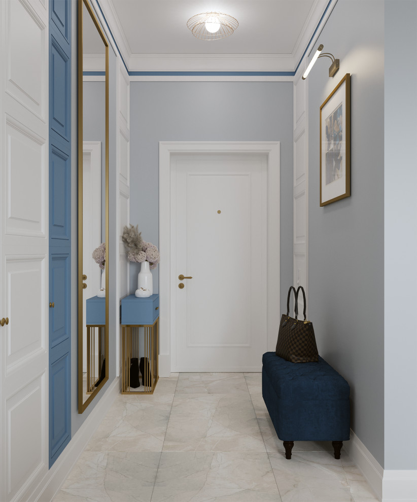 Интерьер квартиры в неоклассическом стиле - "Hermes" (59,1 кв.м.)