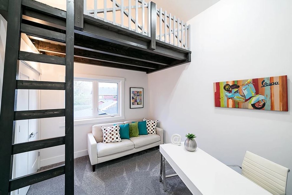 Home design - transitional home design idea in Edmonton