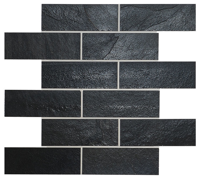 Black Mosaic Tile Backsplash mosaic kitchen backsplash tile