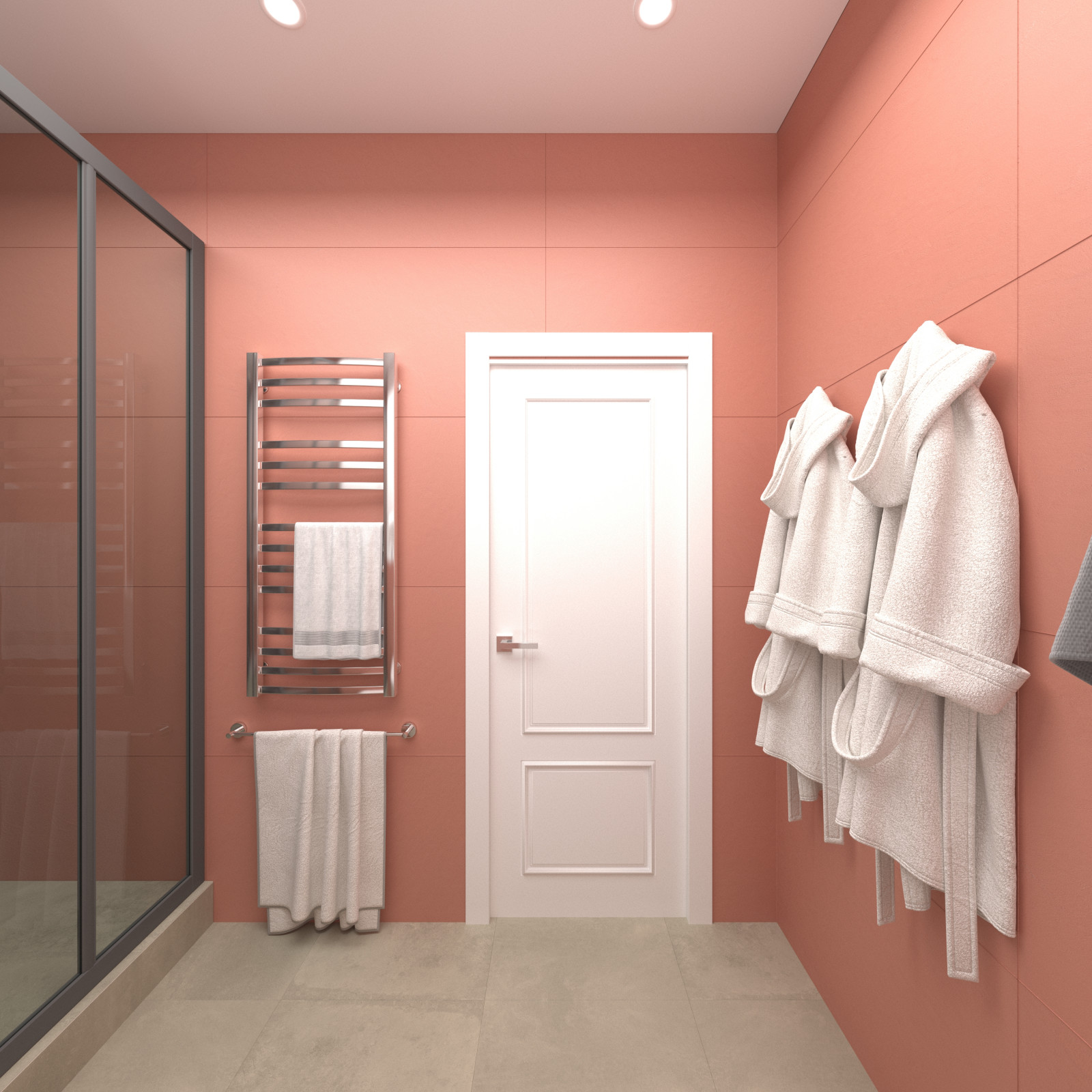 Яркий интерьер таунхауса