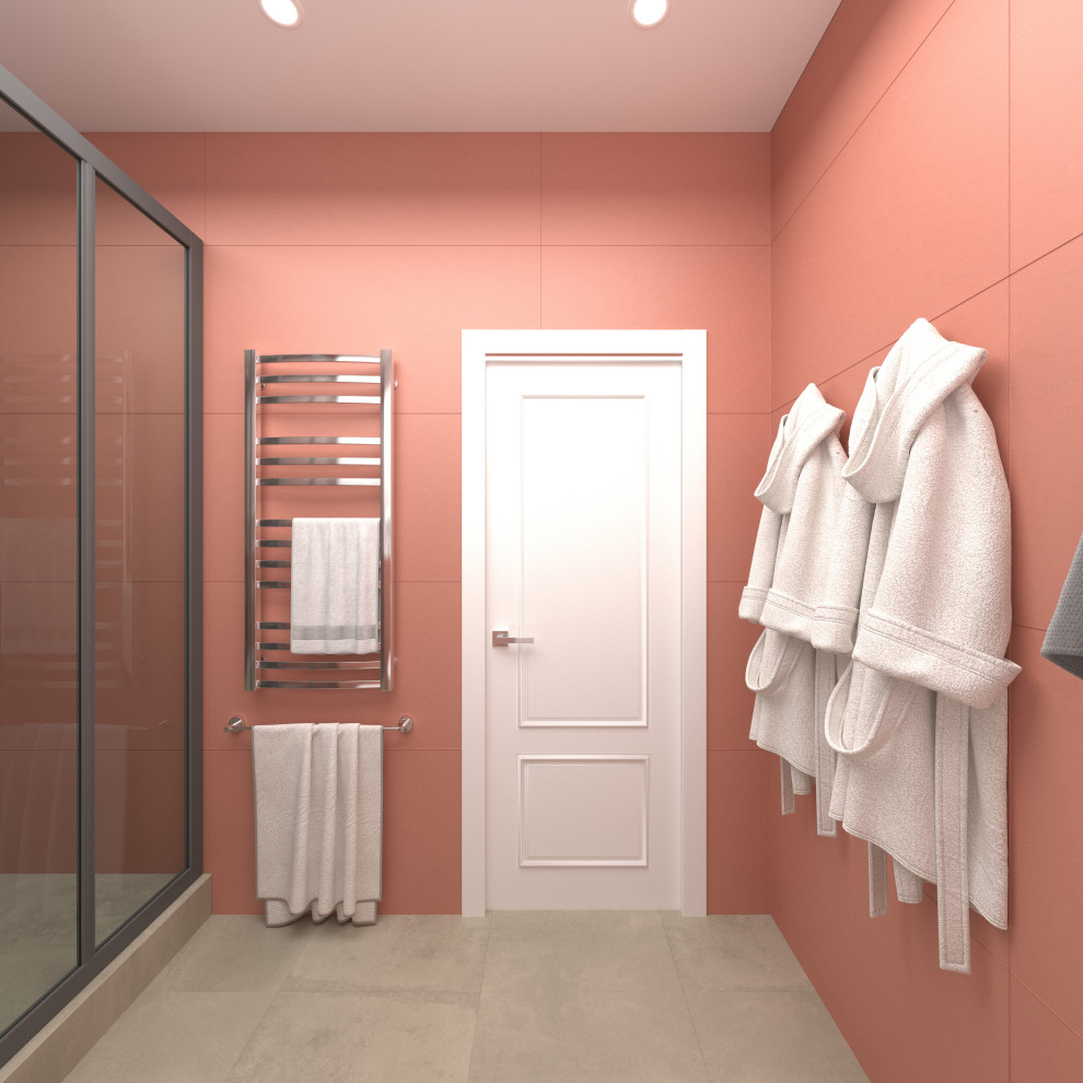 Яркий интерьер таунхауса