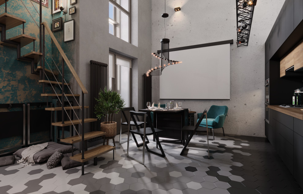 Проект квартиры с атриумом в ЖК "Поколение"