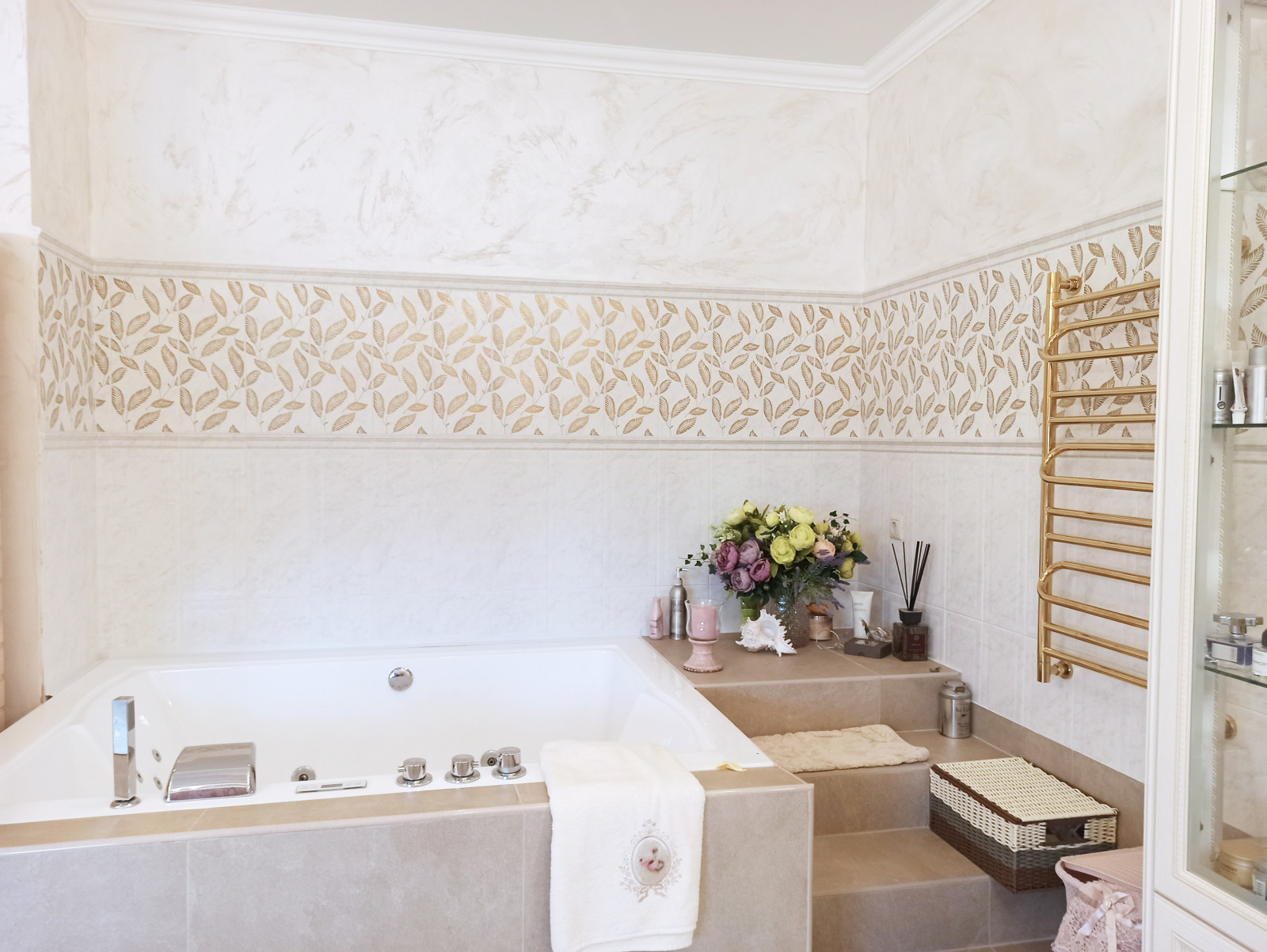 Пудровая роза