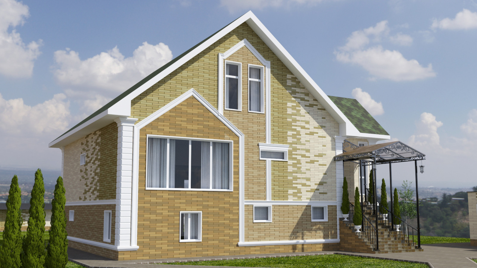 Навесная фасадная система "Магфасад-010"