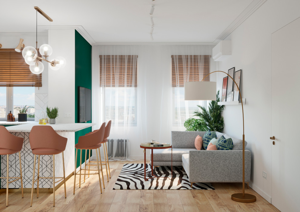 Дизайн-проект квартиры в Москве ЖК Пресненский Вал 14