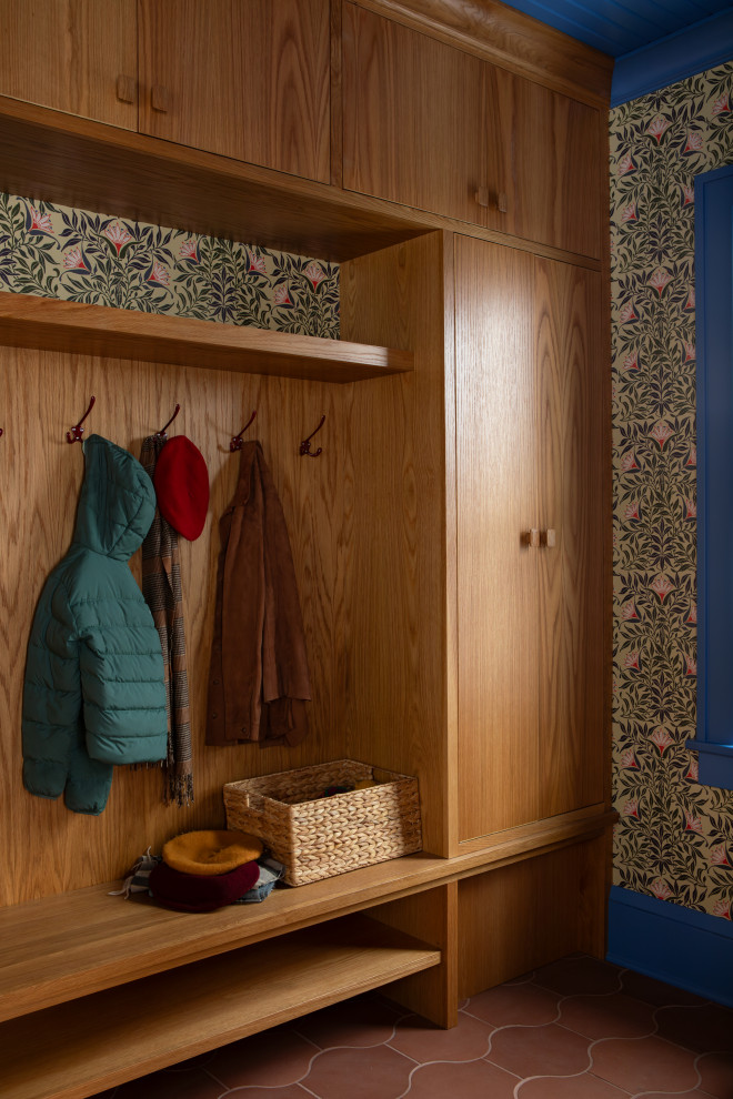 Inspiration for a scandinavian entryway remodel in Minneapolis
