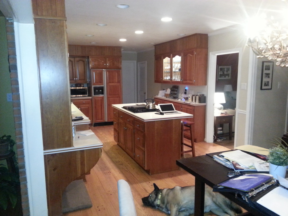 Stacy M Custom Kitchen Flooring + Bump out