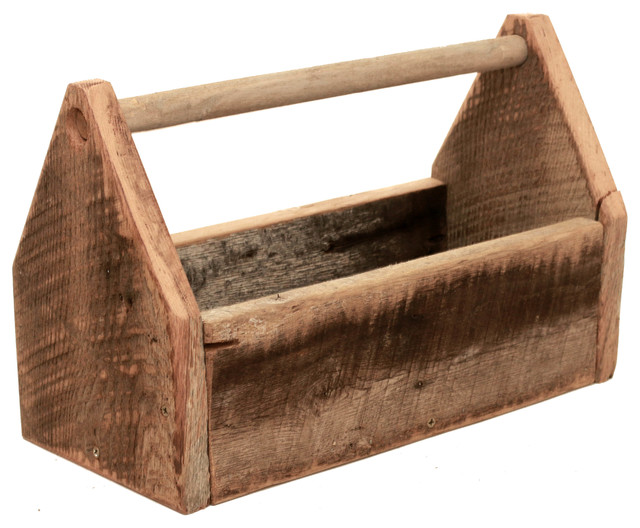 Wood Toolbox - Rustic - Garage And Tool Storage - by ...
