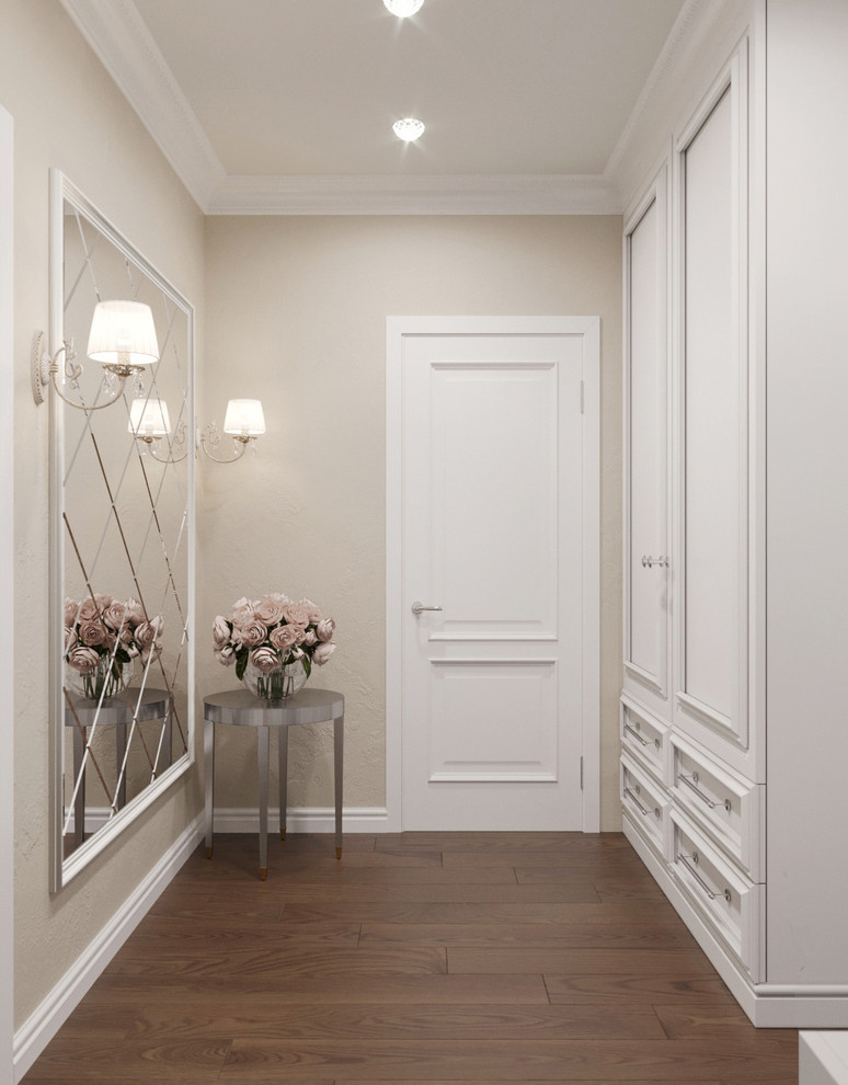 Дизайн однокомнатной квартиры в стиле современная классика