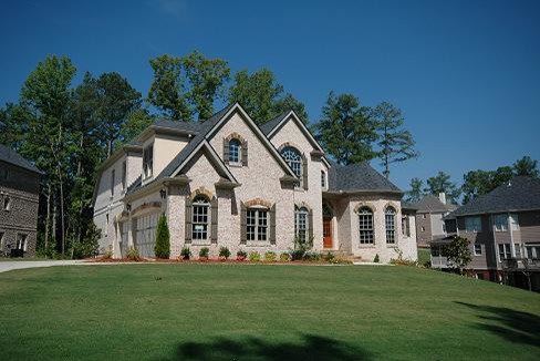 French Tudor Inspired Custom Home Build