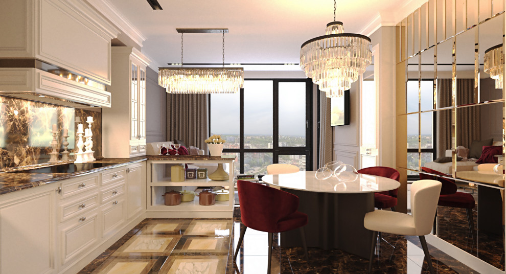 Квартира в стиле арт-деко для молодой пары