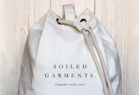 “Soiled Garments” Canvas Laundry Bag