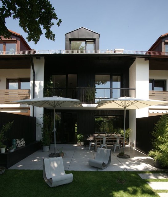 Haus 23 Umbau Eines Reihenhauses Modern Garten Munchen Von Hicker Architekten