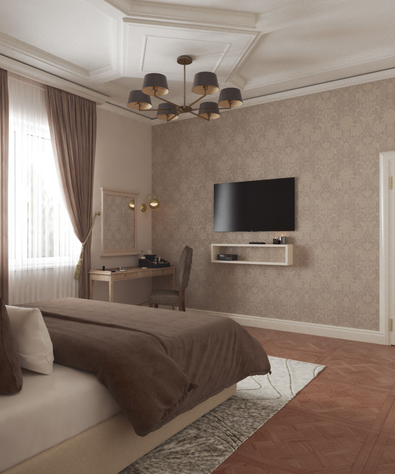 Дизайн 2-х этажного коттеджа в пос.Старокучергановка