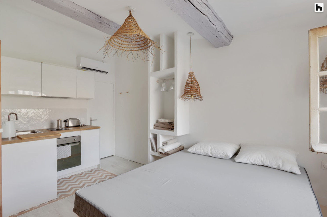 Projet Paradis, rénovation studio de 18m2