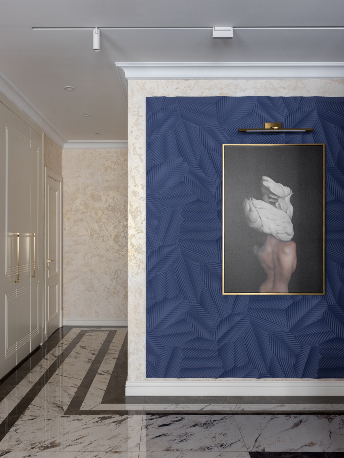 Статусный интерьер в ЖК Сити парк (фото)