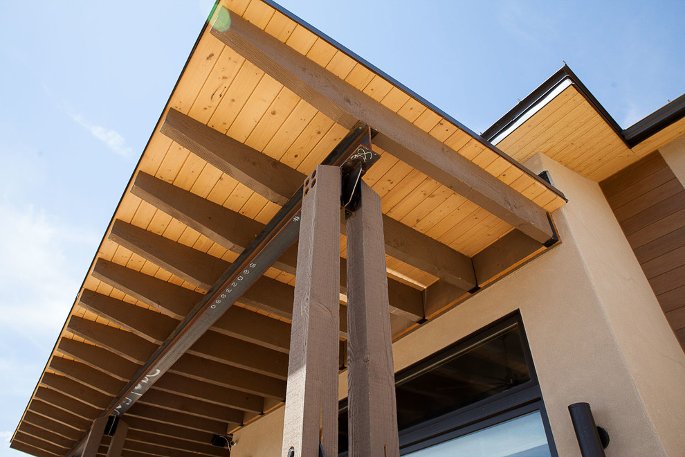 The Bookcliff Modern - Contemporary Covered Veranda - Contemporary ...