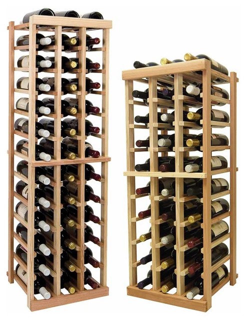 Vintner Series Wine Rack - Individual Bottle Wine Rack - 3 Columns
