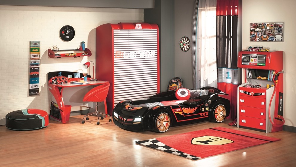 kids car bedroom set