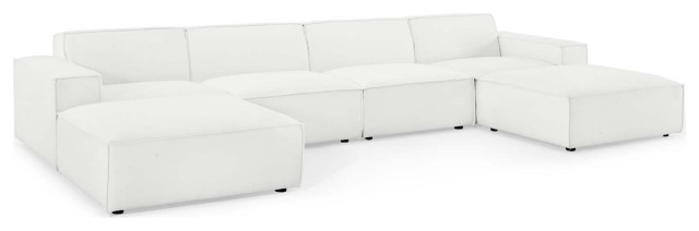 Restore 6-Piece Sectional Sofa, White