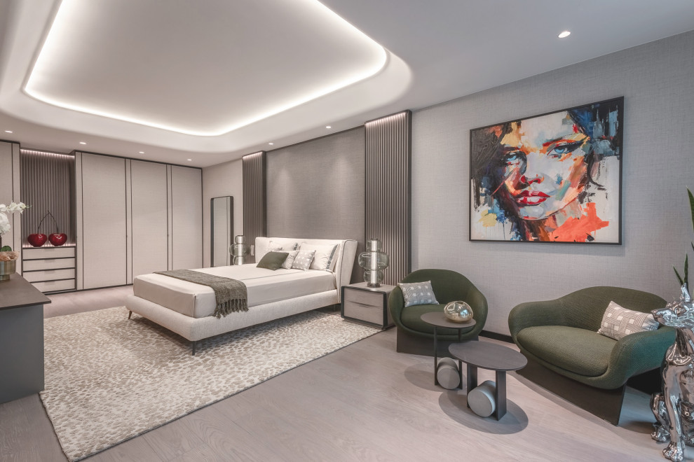 Fusion modern. Interior design of a villa in Monte-Carlo