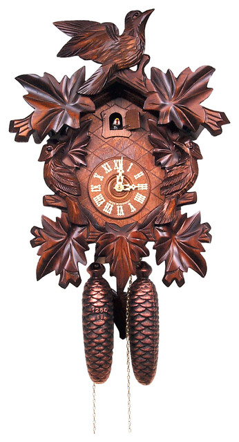 Engstler Cuckoo Clock- Carved With 8-Day Weight Driven Movement