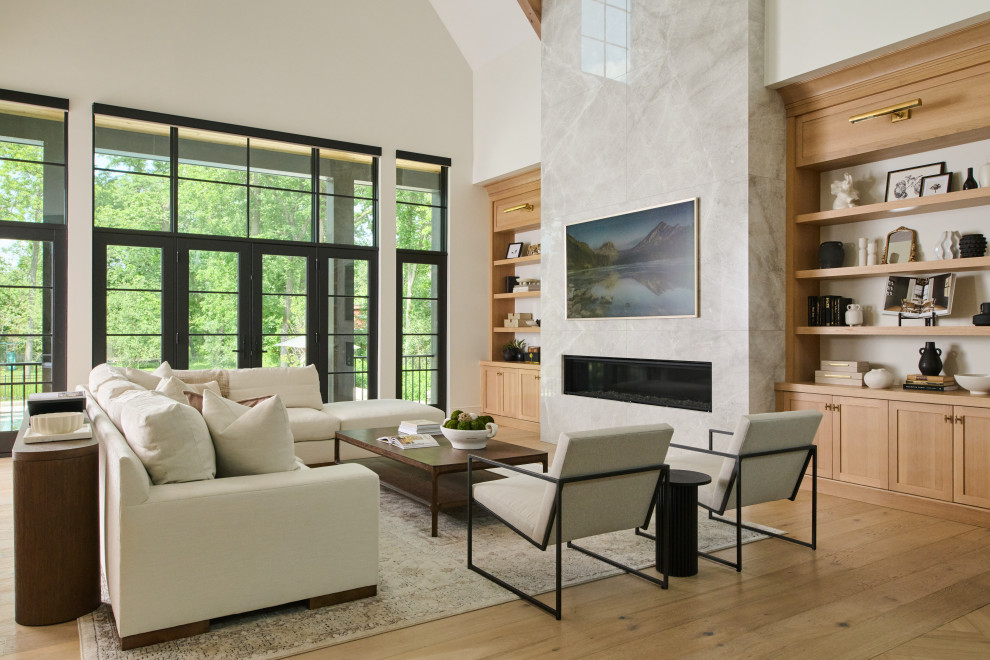 Blending Tradition & Modernity - Transitional - Living Room - Chicago ...