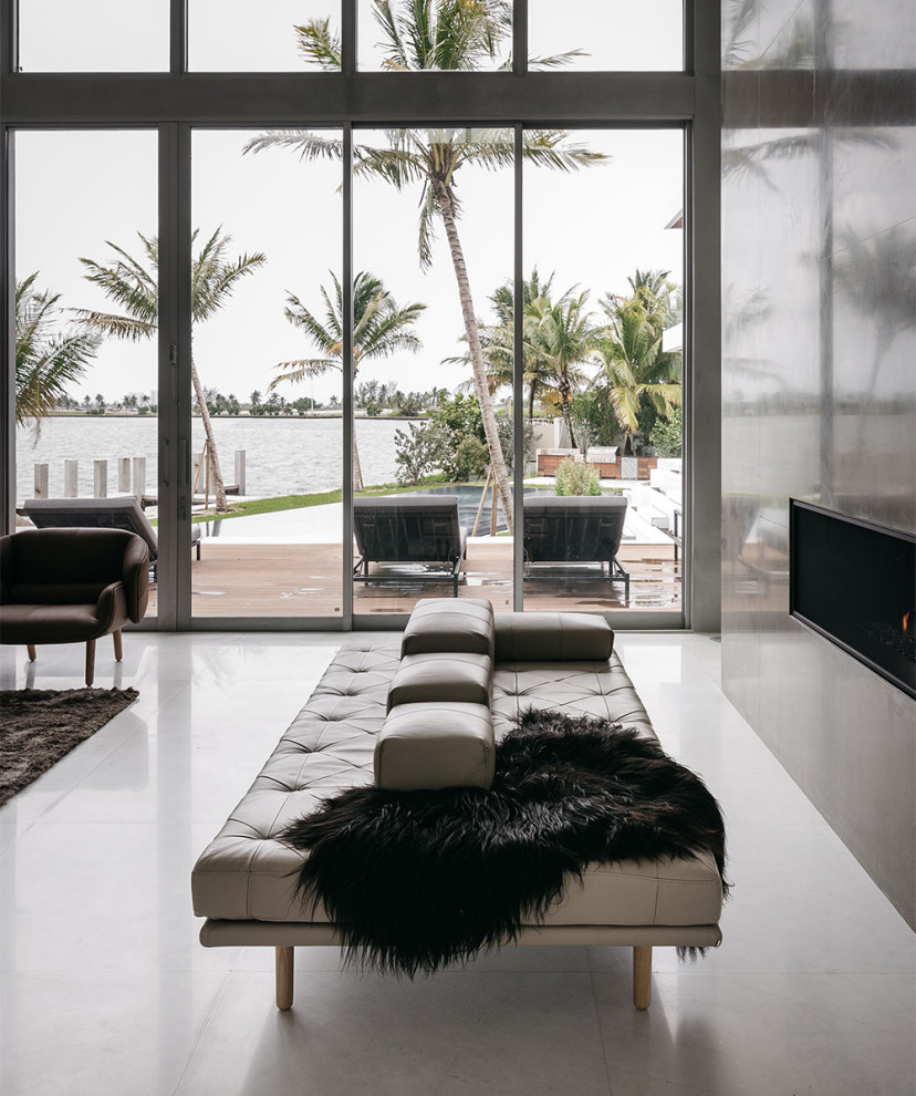 Интерьер в Майами с мебелью BoConcept