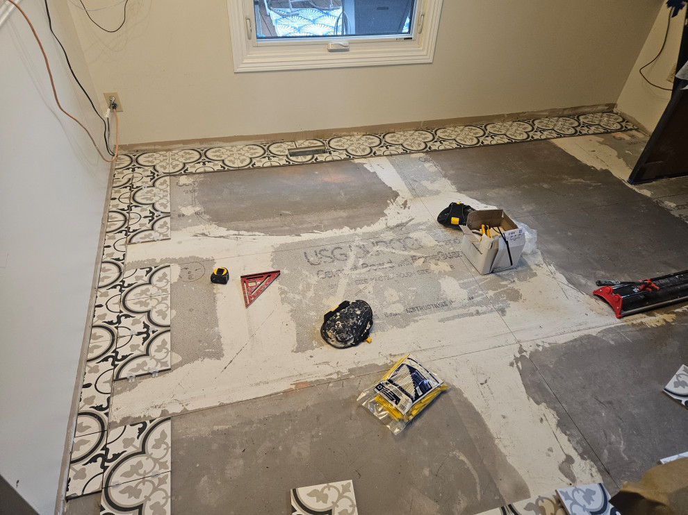Kitchen Remodel (Floors & Backsplash)