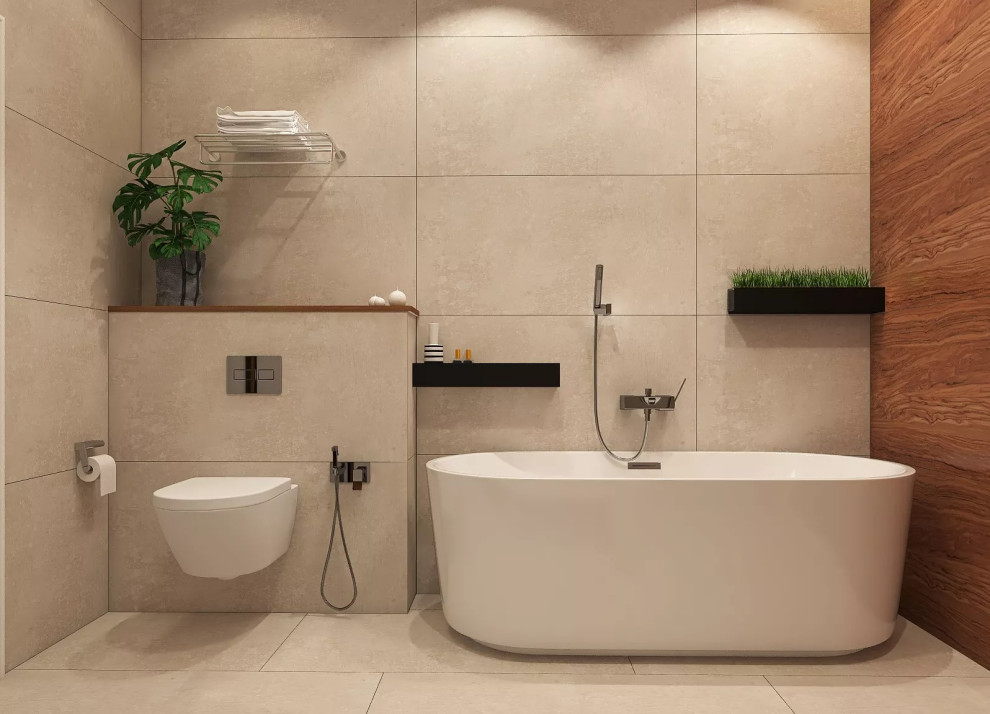 Дом в теплых тонах