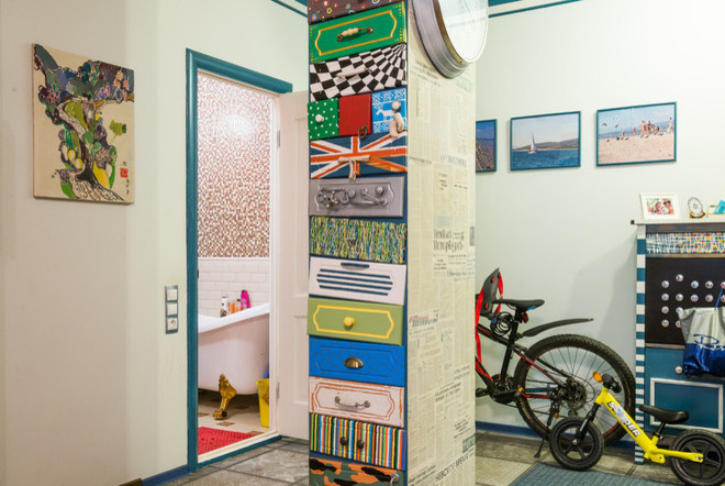 Квартира с авторским декором и Поллоком, захватившим балкон