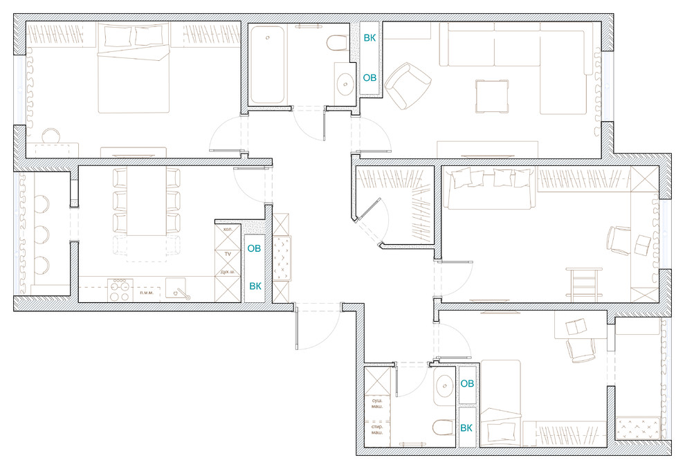 Квартира ЖК Лучи